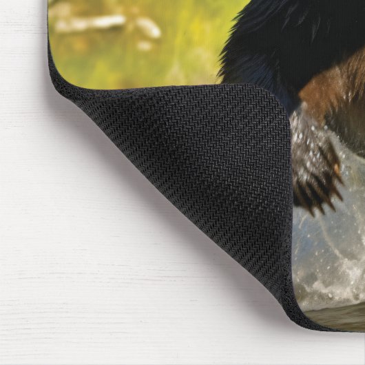 Yellowstone Bear Mouse Pad Mousepad (Ecke)