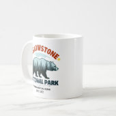 Yellowstone Bear – Sip the Spirit of the Wild Kaffeetasse (Vorderseite Links)
