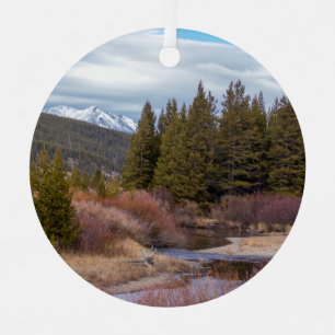 Yellowstone Berge Ornament Aus Metall