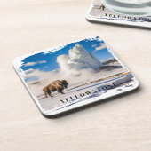 Yellowstone Bison Beverage Coaster Getränkeuntersetzer (Linke Seite)