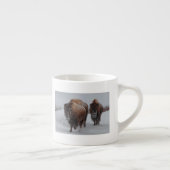 Yellowstone-Bison Espressotasse (Rechts)
