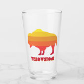 Yellowstone Bison Glas (Vorderseite)