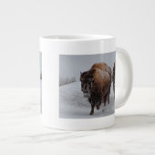 Yellowstone-Bison Jumbo-Tasse (Vorderseite Rechts)