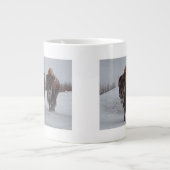 Yellowstone-Bison Jumbo-Tasse (Vorderseite)