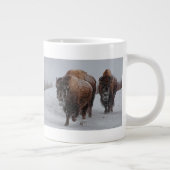 Yellowstone-Bison Jumbo-Tasse (Rechts)