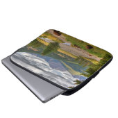 Yellowstone-Bison Laptopschutzhülle (Vorne Knopf)