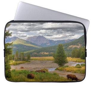 Yellowstone-Bison Laptopschutzhülle