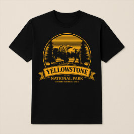Yellowstone Bison National Park T - Shirt