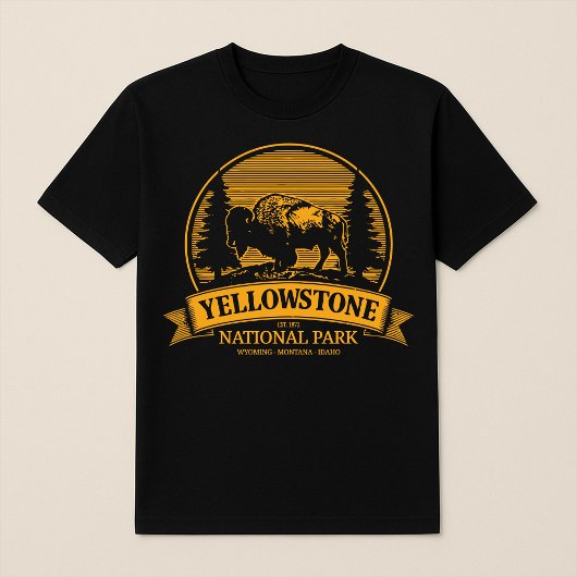 Yellowstone Bison National Park T - Shirt