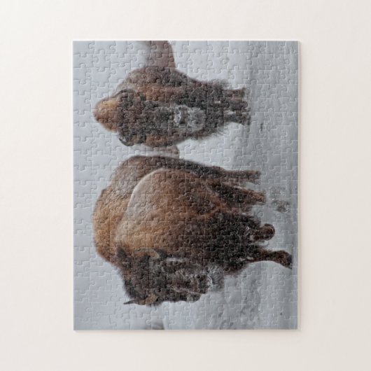 Yellowstone-Bison Puzzle (Vertikal)