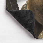 Yellowstone-Bison Stier im Winter - besonders Mousepad (Ecke)