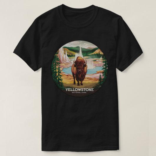 Yellowstone Bison T-Shirt (Design vorne)