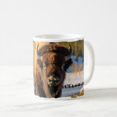 Yellowstone-Bison-Tasse Kaffeetasse (VorderseiteRechts)