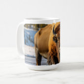 Yellowstone-Bison-Tasse Kaffeetasse (Vorderseite Links)