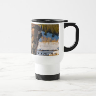 Yellowstone Bison Travel Mug Reisebecher