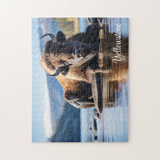 Yellowstone Buffalo Jigsaw Puzzle (Vertikal)