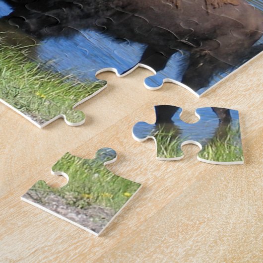 Yellowstone-Büffel-Andenken Puzzle (Seite)