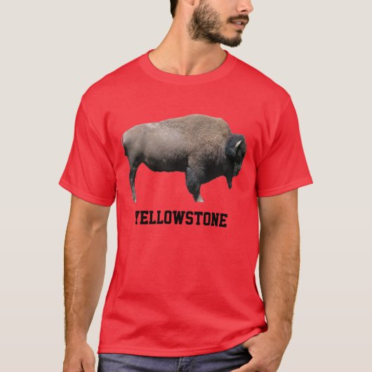 Yellowstone-Büffel T-Shirt (Vorderseite)