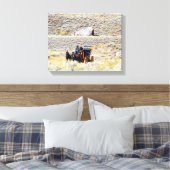 Yellowstone-Bühne Leinwanddruck (Insitu (Schlafzimmer))