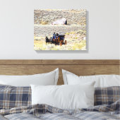 Yellowstone-Bühne Leinwanddruck (Insitu (Schlafzimmer))