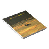 Yellowstone Bull Moose Notepad Notizblock (angewinkelt)