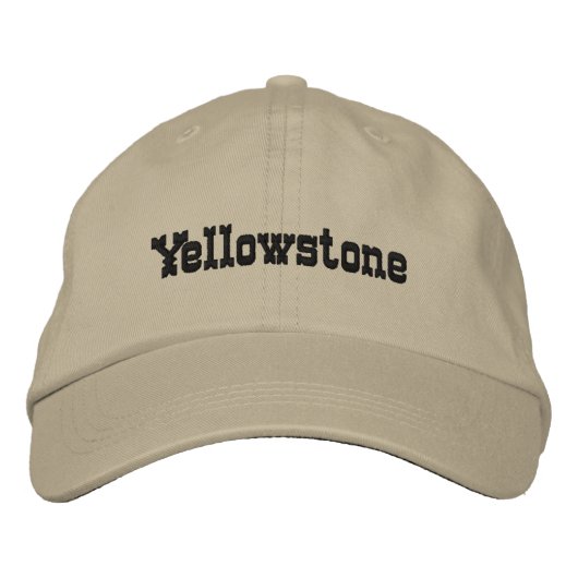 Yellowstone Cap Bestickte Baseballkappe (Vorderseite)