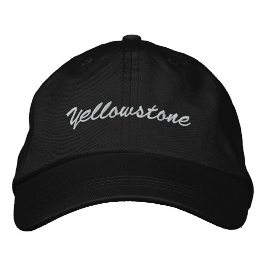 Yellowstone Cap Bestickte Baseballkappe (Vorderseite)