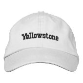 Yellowstone Cap Bestickte Baseballkappe (Vorderseite)