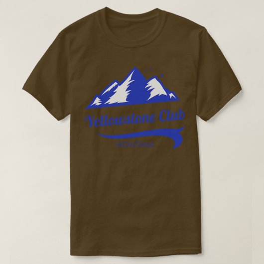 Yellowstone Club Skipass Montana 7 T-Shirt (Design vorne)