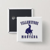 Yellowstone-Cowboy-Blue Button (Vorne & Hinten)