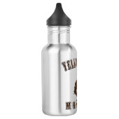 Yellowstone-Cowboy Edelstahlflasche (Links)