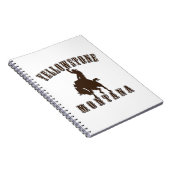 Yellowstone-Cowboy Notizblock (Rechte Seite)