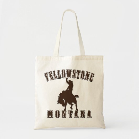 Yellowstone-Cowboy Tragetasche (Vorne)
