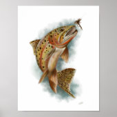 Yellowstone Cutthroat Trout Print Poster (Vorne)
