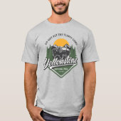 Yellowstone darf das Bison der flauschigen Kühe ni T-Shirt (Vorderseite)