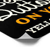 Yellowstone - Don't Make Me Go Beth Dutton  Poster (Ecke)