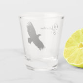 Yellowstone Eagle Schnapsglas (Rückseite)
