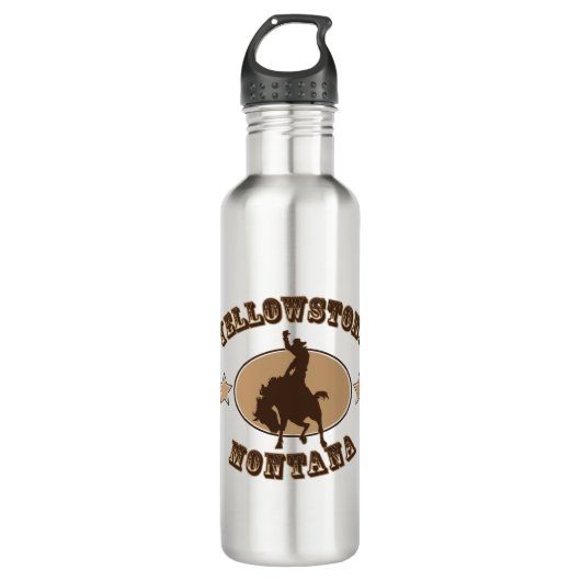 Yellowstone Edelstahlflasche (Vorderseite)