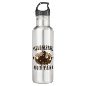 Yellowstone Edelstahlflasche (Vorderseite)