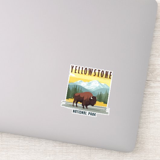 Yellowstone: Eine Retroreise Aufkleber (Detail)