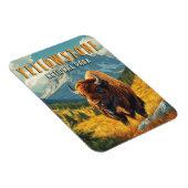 Yellowstone: Eine Retroreise Magnet (Rechte Seite)