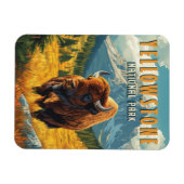 Yellowstone: Eine Retroreise Magnet (Horizontal)