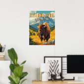 Yellowstone: Eine Retroreise Poster (Heimbüro)