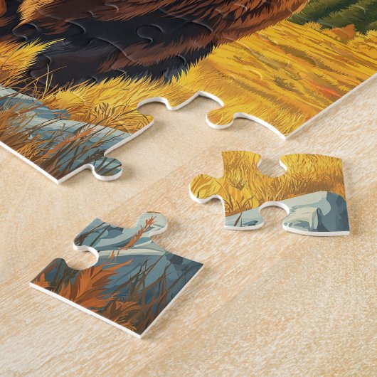 Yellowstone: Eine Retroreise Puzzle (Seite)