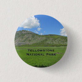Yellowstone Einzigartiges Foto Landschaft National Button
