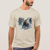 Yellowstone Elch T - Shirt (Vorderseite)