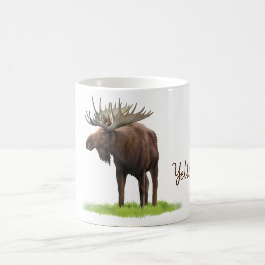 Yellowstone Elch-Tasse Kaffeetasse (Mittel)