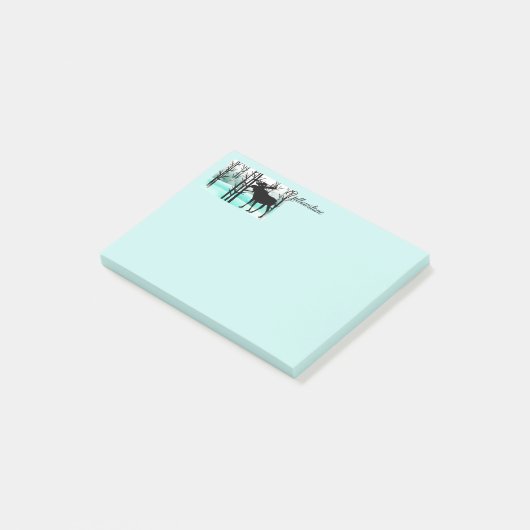 Yellowstone-Elche nach den Notizen (angewinkelt)