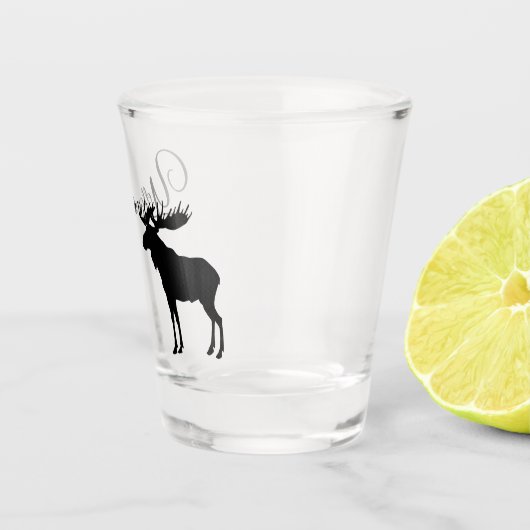 Yellowstone-Elche Schnapsglas (Rechts)