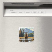 Yellowstone Elk Magnet (In Situ (Geschirrspüler))